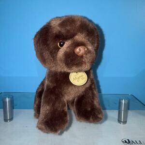 Aurora Miyoni Tots Chocolate Lab Plush Dog 8” NWT Realistic Puppy